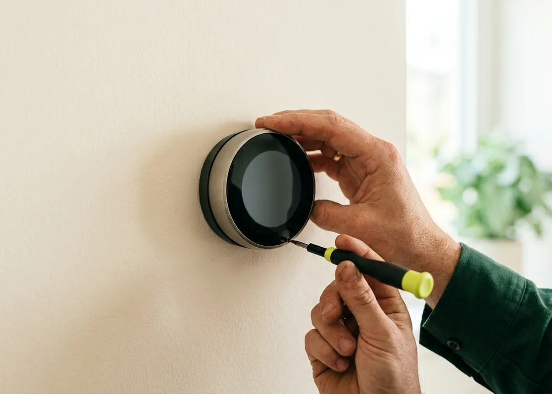 Adjusting a home heating and cooling system