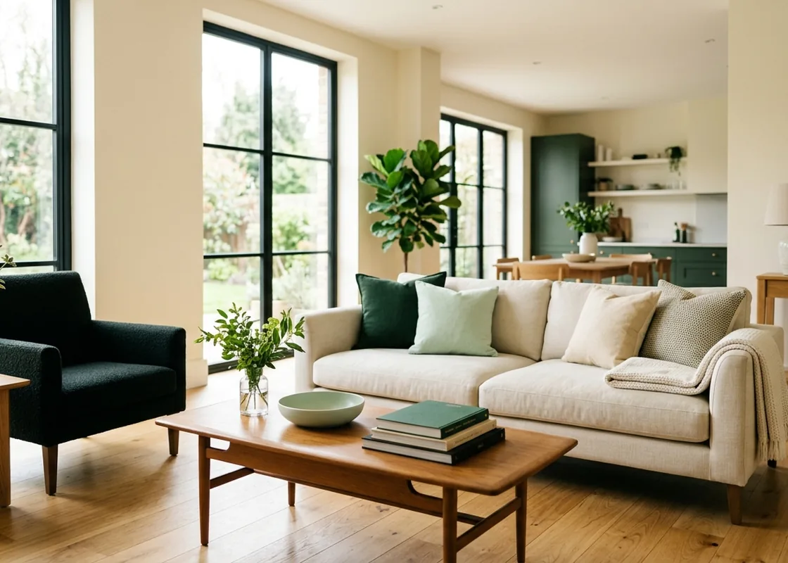 A staged home interior ready for viewing
